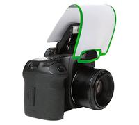 LumiQuest Soft Screen, Flash Diffuser & Light Softener, Universal Classic Design for Digital SLR Cameras, with UltraStrap, Neon Green