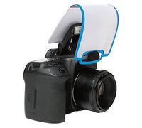 LumiQuest Soft Screen, Flash Diffuser & Light Softener, Universal Classic Design for Digital SLR Cameras, with UltraStrap, Neon Blue