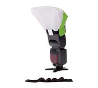 LumiQuest Ultrasoft Frosted Light Diffuser, Compact Light Modifier with UltraStrap Bundle, Universal Classic Design for External Camera Flashes, Neon Green