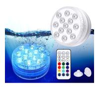 Lumire Led Submersible, Clairage Ip68 Lampes Sous-marines Multi-couleur Avec Tlcommande, Lumires De Baignoire Tanche, Pour Aquarium Baignoire Piscine