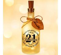 LUMIREX 21st Birthday Gifts, LED Bottle Decorative Light 21st Birthday Decorations for Her, 21 Years Old Birthday Gifts for Daughter, Besite, Sister, Girlfriend