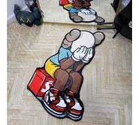 Lumirug Hypebeast Carpet Sneaker Rug Street Fashion Urban Style Men’s Bedroom Nonslip Washable Mat Sneakerhead Decor for Living Room Hype Fan Gift (Ultra Soft Quality, 50 x 90 cm)