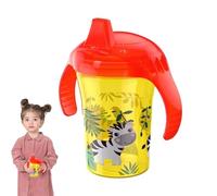 Lumiscent Sippy Cups for Toddlerr - Earning Drinking Cup | Duckbill Transition Training Cup for Milk with 2 Handles | Learning Water Bottle | Feeding Supplies for Kids Boys and Girls, with Spill- Lid