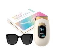 Lumisilk Luminia IPL Epilator - Permanent Hair Reduction - Soft Skin Without Pain - For Face, Armpits, Legs and Bikini Area - Complete Kit with Glasses (Matte Off-White)