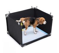 Lumisnug Puppy Pad Holder with High Walls, No-Spill Indoor Dog Pee Tray for Large & Small Breeds, Foldable Puppy Litter Box, Waterproof Dog Toilet for House Training (64 x 54 x 40 cm)