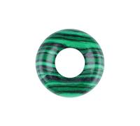 Lumisoul 3PCS 20mm Amethyst Ring Pendant, Polished Round Donut Gem Charm for Earrings Bracelet Necklace Jewelry Making Supplies, 20 mm, Stone, No Gemstone