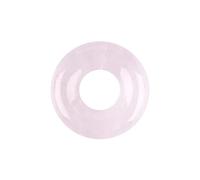 Lumisoul 3PCS 20mm Amethyst Ring Pendant, Polished Round Donut Gem Charm for Earrings Bracelet Necklace Jewelry Making Supplies, 20 mm, Stone, No Gemstone