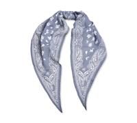 LumiSyne American Vintage Paisley Floral Pattern Neckerchief Cotton Bandana Scarf Narrow Long Diamond Scarf Breathable Lightweight Small Neck Tie Headband Headdress Hairband Handle Wrap Ribbon
