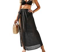 LumiSyne Beach Wrap Sarong for Women Chiffon Pareo Beach Cover Up Solid/Leopard Pattern Sexy Bikini Swimsuit Wrap Beachwear Dress Long Sarong