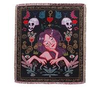 LumiSyne Cotton Woven Throw Blanket With Tassel Bohemian Tribal Ethnic Style Geometric Pattern Aztec Navajo Blanket Decorative Throw For Sofa Bed Armchair Camping Tapestry Tablecloths Carpet 160x130cm