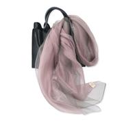 LumiSyne Double Layered Organza Silk Scarf Women Sparkling Shawls And Wraps For Evening Dress Solid Color With Gold Thread Lightweight Transparent Sheer Gorgeous Stole For Bridal Wedding Prom Party