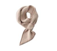LumiSyne Fashion Skinny Knitted Scarf For Women Winter Easy Pull-Through Design Retro Diamond Plaid Letter Pattern Narrow Long Neckerchief Neck Scarf Warm Collar Scarf