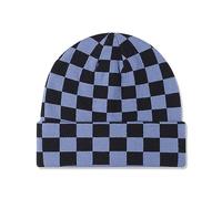 LumiSyne Knitted Beanie Hat For Men Women Checkerboard Plaid Pattern Dual Purpose Cuffed Beanie And Slouchy Beanie Double Layer Fabric Stretchy Warm Winter Hat Baggy Skull Cap Knitted Hat For Outdoors