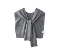 LumiSyne Knitted Small Shawl For Women Simple Solid Color Long Sleeves Knotted False Sweater Scarf Knitted Knotted Shawl Wraps Shoulder Wrap Cape Blouse Decorative Shawl For Spring Autumn