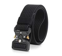 LumiSyne Men Tactical Belt Adjustable 1.5 Inch Heavy Duty Belt Nylon Work Belt With Quick-Release Metal Buckle Hiking Rigger Molle Equipment For Running Shooting Hunting