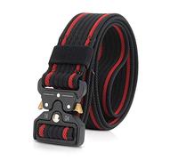 LumiSyne Men Tactical Belt Adjustable 1.5 Inch Heavy Duty Belt Nylon Work Belt With Quick-Release Metal Buckle Hiking Rigger Molle Equipment For Running Shooting Hunting
