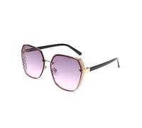 LumiSyne Oversized Polarized Sunglasses For Women Men Transparent Gradient Lens Hollow Metal Frame Ladies Sunglasses UV400 Protection Antiglare Fashion Eyewear Shades For Outdoor Travel Driving
