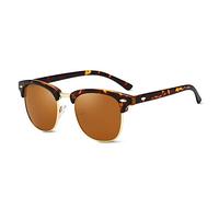 LumiSyne Polarised Sunglasses Mens Womens Ultralight Semi-Rimless Frame UV 400 Protection Goggle Fashion Driving Sunglasses Outdoor Travel Gift Box