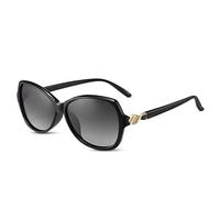 LumiSyne Polarized Sunglasses Women Fashion Gradient Lenses Elegant Exquisite Diamond Decorated Frame UV400 Protection Oversized Style Eyewear Outdoor Travel Gift