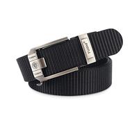 LumiSyne Ratchet Belt For Men Nylon Web Belts With Automatic Slide Buckle Quick Release Fully Adjustable Work Belt Breathable Equipment Belt For Casual Outdoor Sports Camping