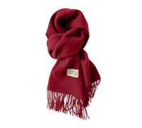 LumiSyne Reversible Cashmere Scarf For Women Men Solid Color Pashmina Shawls And Wraps Double-Sided Two-Color Plain Weave Scarf With Tassels Large Long Scarves Lightweight Warm Stole Wrap