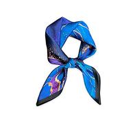 LumiSyne Silk Scarf Women Square Scarves 70×70cm Paisley Print Houndstooth Pattern Classic Retro Style Lightweight Satin Small Scarves Multifunctional Neckerchief Head Scarf Bandana Headdress Hairband