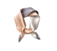 LumiSyne Silk Scarf Women Square Scarves Color Block Geometric Stripe Pattern Satin Small Scarves Multifunctional Neckerchief Neck Scarf Paisley Bandanas Headdress