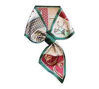 LumiSyne Skinny Silk Scarf For Women Easy Pull-Through Design French Vintage Style Narrow Long Neckerchief Lightweight Satin Small Scarf Decorative Neck Scarf Hairband Headdress Handle Wrap Ribbon