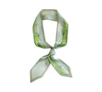 LumiSyne Skinny Silk Scarf For Women Girls Narrow Long Neckerchief Artistic Oil Painting Printing Fresh Nature Style Lightweight Satin Neck Scarf Headband Headdress Hair Tie Handle Wrap Ribbon Scarf