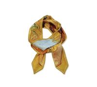 LumiSyne Skinny Silk Scarf For Women Girls Narrow Long Neckerchief Colorful Oil Painting Print Romantic Artistic Style Lightweight Satin Neck Scarf Headband Headdress Hair Tie Handle Wrap Ribbon Scarf