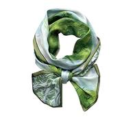 LumiSyne Skinny Silk Scarf For Women Narrow Long Neck Scarf Colored Painting Cute Bunny Print Lightweight Small Scarf Multifunctional Neckerchief Headdress Hair Tie Handle Wrap Ribbon Scarf