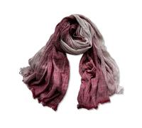 LumiSyne Striped Scarf With Tassels For Women Men Cotton Blend Scarves Gradient Color Block Stripe Pattern Casual Literary Style Soft Long Scarf Hijab Warm Shawl Wrap For Spring Summer Autumn