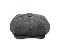LumiSyne Vintage Newsboy Cap Flat Cap for Men Women 8 Panel Baker Boy Cap Herringbone Tweed Wool Blend Adjustable Fit Gatsby Hat Cabbie Hat Painter Cap for Autumn Winter