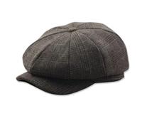 LumiSyne Vintage Newsboy Cap Flat Cap for Men Women 8 Panel Baker Boy Cap Herringbone Tweed Wool Blend Adjustable Fit Gatsby Hat Cabbie Hat Painter Cap for Autumn Winter