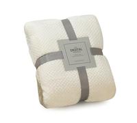 LumiSyne Waffle Honeycomb Throw Blanket Solid Color Luxury Flannel 4 Fluffy Soft Warm Snuggle Blanket Cosy Bedspread Coverlet Bed Cover Decorative Throw For Sofa Bed Armchair 100×150cm