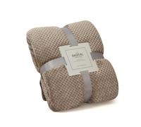 LumiSyne Waffle Honeycomb Throw Blanket Solid Color Luxury Flannel 4 Fluffy Soft Warm Snuggle Blanket Cosy Bedspread Coverlet Bed Cover Decorative Throw For Sofa Bed Armchair 200×230cm