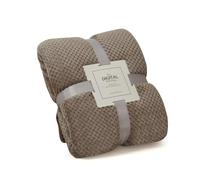 LumiSyne Waffle Honeycomb Throw Blanket Solid Color Luxury Flannel 4 Fluffy Soft Warm Snuggle Blanket Cosy Bedspread Coverlet Bed Cover Decorative Throw For Sofa Bed Armchair 150×200cm