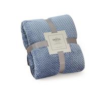 LumiSyne Waffle Honeycomb Throw Blanket Solid Color Luxury Flannel 4 Fluffy Soft Warm Snuggle Blanket Cosy Bedspread Coverlet Bed Cover Decorative Throw For Sofa Bed Armchair 150×200cm