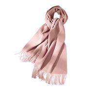 LumiSyne Winter Premium Plain Cashmere Scarf For Women Pashmina Tassel Soft Wool Long And Thickened Shawl Wrap