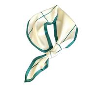 LumiSyne Women Skinny Silk Scarf Easy Pull-Through Design French Vintage Style Polka Dot Line Pattern Narrow Long Neckerchief Satin Small Scarf Neck Scarf Hairband Headdress Handle Wrap Ribbon