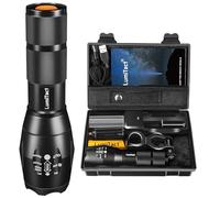 Lumitact G700 Led Torch Rechargeable Super Bright Led Tactical Flashlight 300000 Lumen Zoomable Handheld Torches for Camping Hiking Emergency