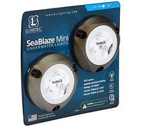 Lumitec 101246, SeaBlaze Mini Underwater LED Boat Lights - 700 Lumens, Marine Grade, Fishing, Dinghy, Skiff - Sold as a Pair - Made in the USA, Blue