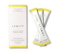 Lumity Energy & Focus Powder Multivitamin with Vitamin B6 & B12 & Lions Mane - Minerals, Biotin & Creatine Monohydrate for Cognitive Function, Enhanced Performance - Caffeine Free (14 Sachets)