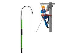 Lumivex High Voltage Insulated Rescue Hook, Portable Hot Stick Rescue Hook with Storage Bag for Electrical Safety, 6.5ft(2m/78.7in/6.6ft)