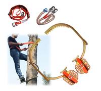 Lumivex Pole Climbing Spikes, 450Model Trees Artifact Electrician Wooden Foot Buckle, for Picking Fruit, Coconut, Various Sizes(400Model)