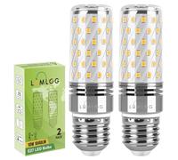 Lumlog E27 LED Bulb 10W, E27 ES Edison Screw Light Bulbs, Natural White 4000K, 100W Incandescent Equivalent, 1040LM Non-Dimmable Corn Light for Home Lighting, 220-240V, Pack of 2 [Energy Class F]