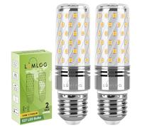 Lumlog E27 LED Bulbs Natural White 10W 4000K, E27 Edison Screw Light Bulbs, 100W Incandescent Equivalent, 1700LM Non-Dimmable Corn Light for Home Lighting, 220-240V, Pack of 2 [Energy Class C]