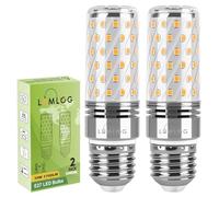 Lumlog E27 LED Bulbs Warm White 10W 3000K, E27 Edison Screw Light Bulbs, 100W Incandescent Equivalent, 1700LM Non-Dimmable Corn Light for Home Lighting, 220-240V, Pack of 2 [Energy Class C]
