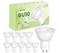 Lumlog GU10 Led Bulbs Natural White 4000K, 5W Spotlight Light Bulb, 810LM Energy Saving LED Bulb, (50W Equivalent), Non-Flicker, Non-Dimmable, for Home Lighting, 10 Pack [Energy Class C]