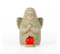 Lummitwit 3.54in Praying Angel Statue, Goddess Hylia Statue, Resin Statue Fish Tank Decoration, Desk Decoration, Game Room Decoration, Computer Desk Decoration, Zelda Gift (A Big Apple)